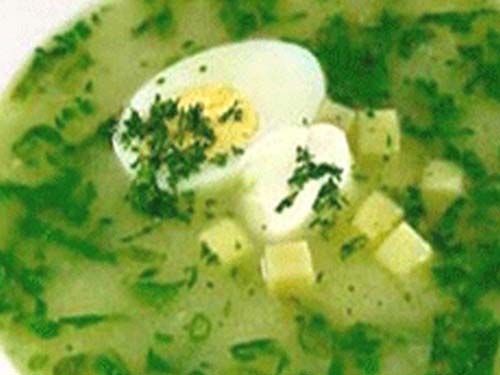Как варить суп из щавеля