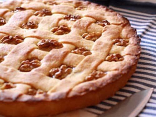 Рассыпчатый пирог с абрикосовым повидлом (Crostata di marmellata)